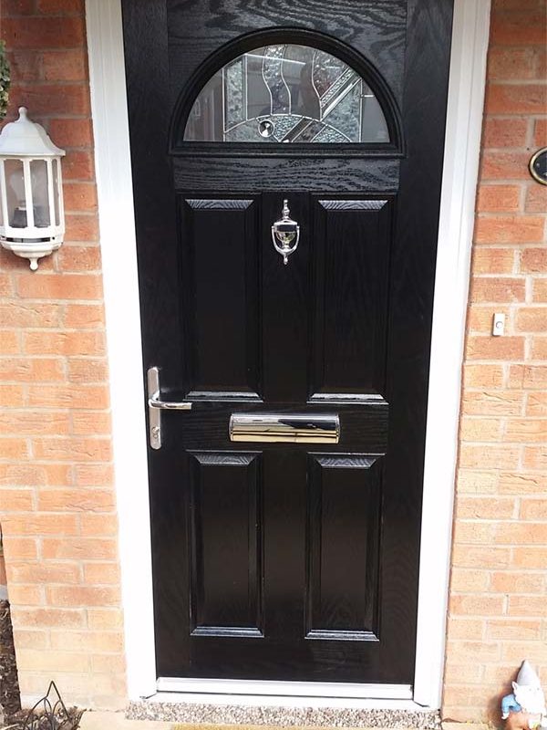 Black Composite Door Install Leicester