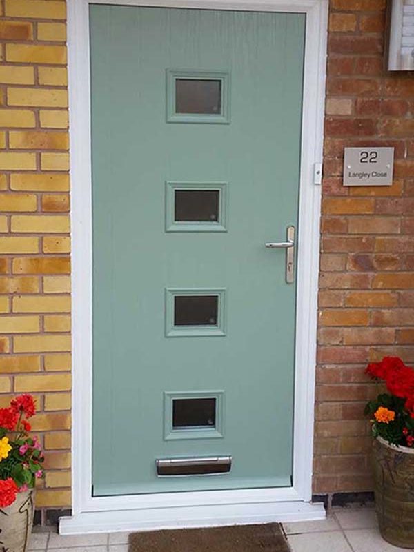 Green composite Door Leicester